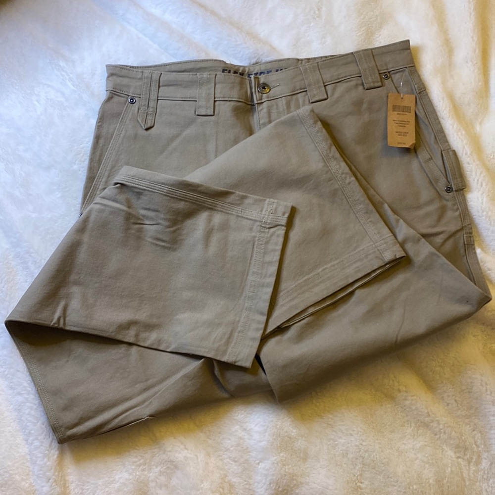 Duluth Trading Co flex fire hose pants
